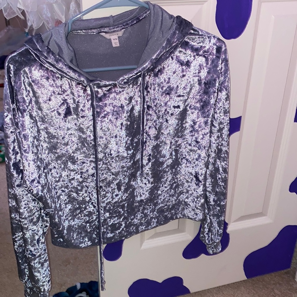 Crop top sweatshirt